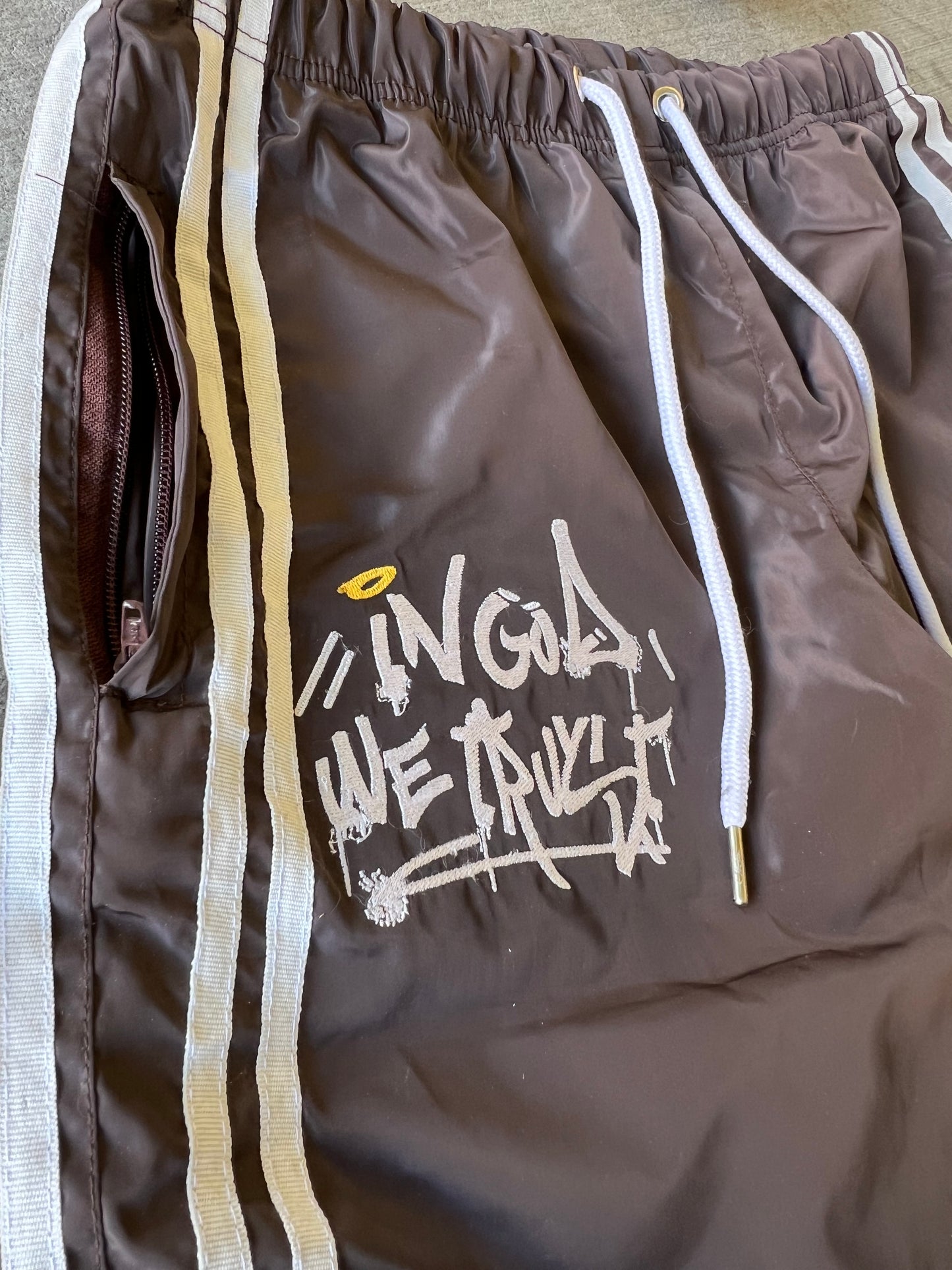 C$A Brown Windbreaker