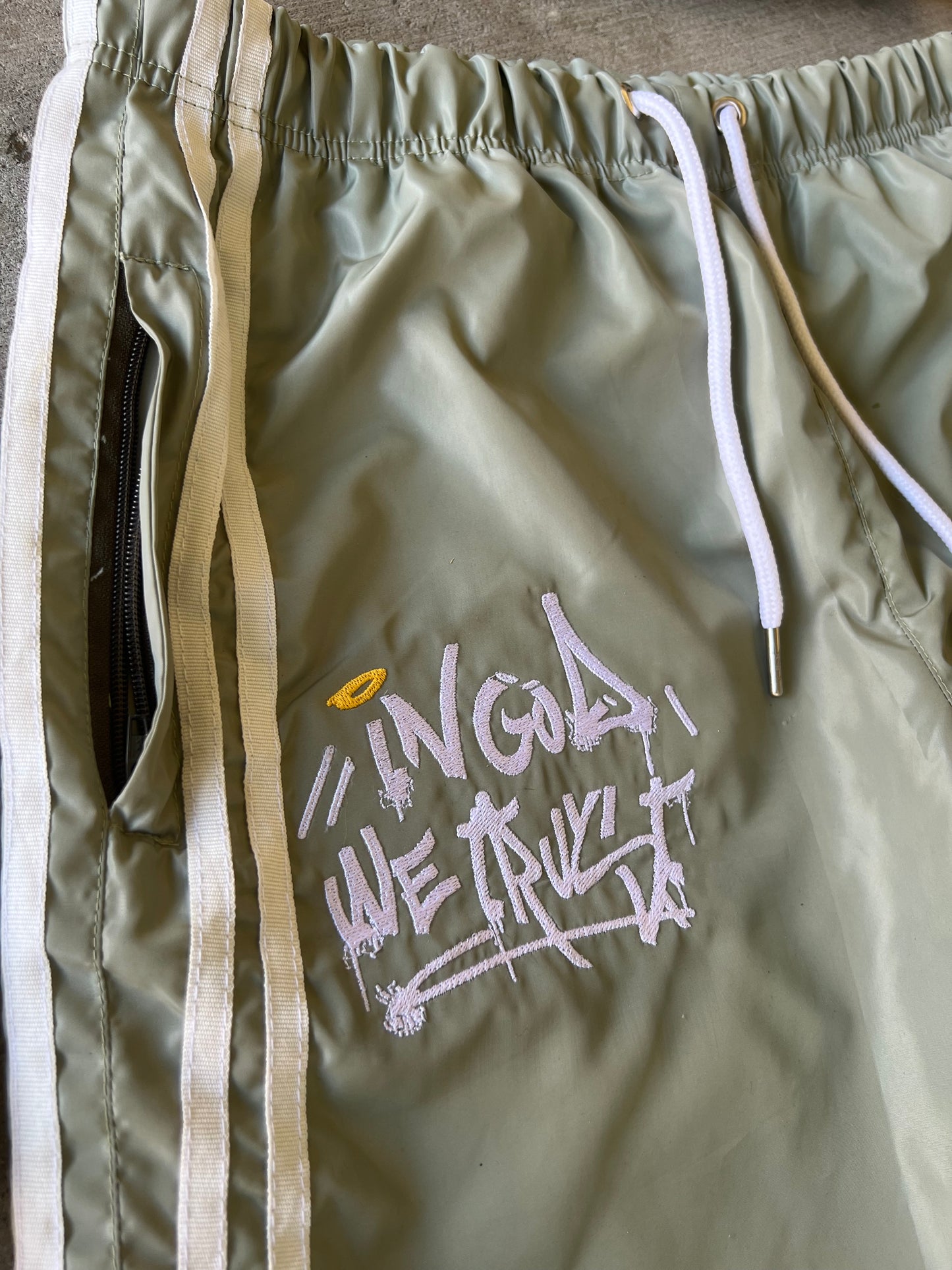 C$A Green Windbreaker