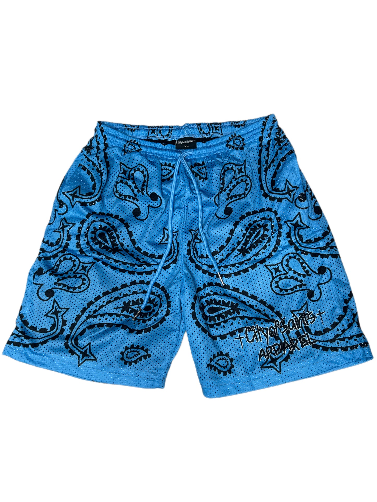 C$A Shorts Paisley Blue
