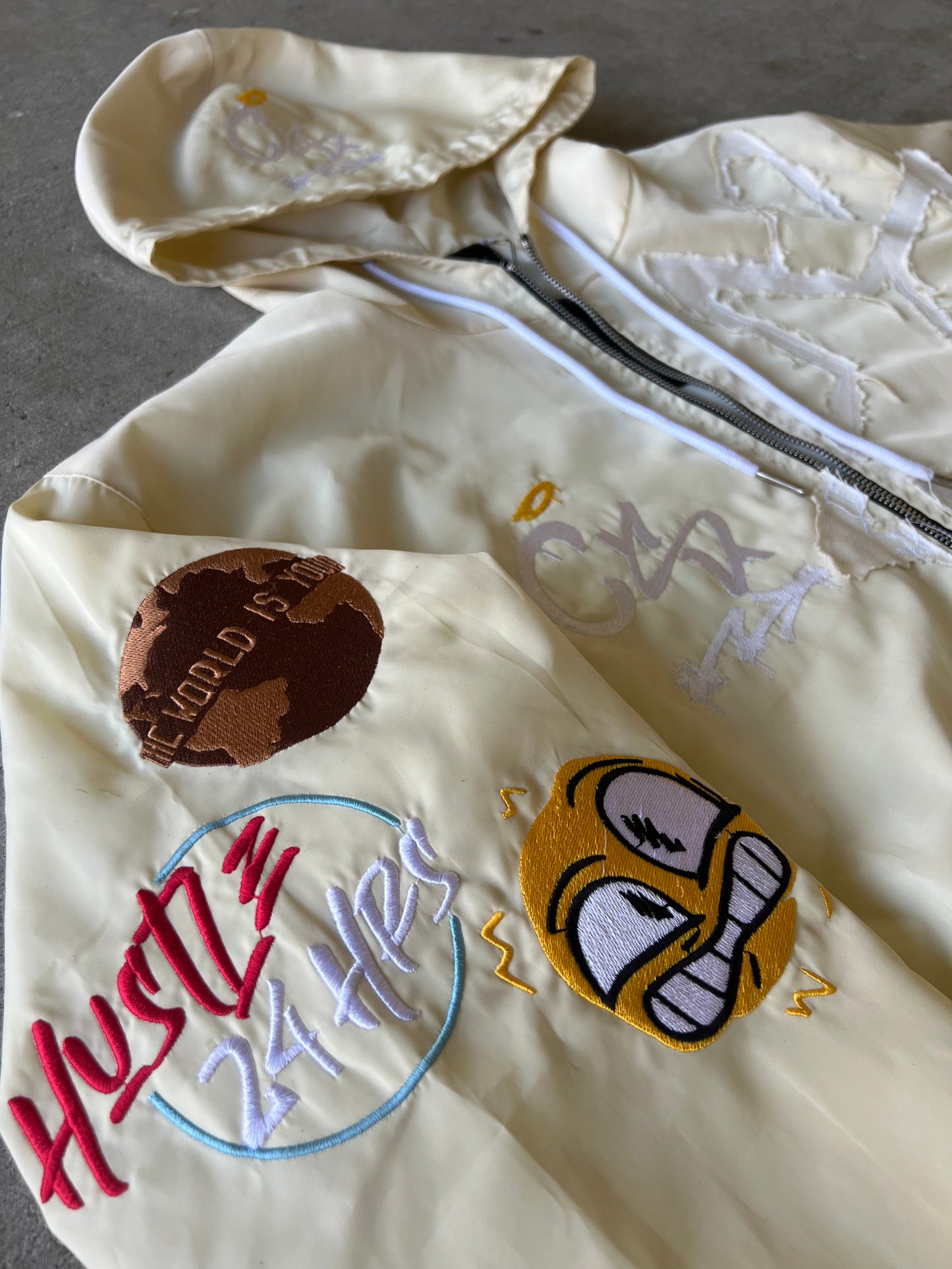 C$A Creme Windbreaker