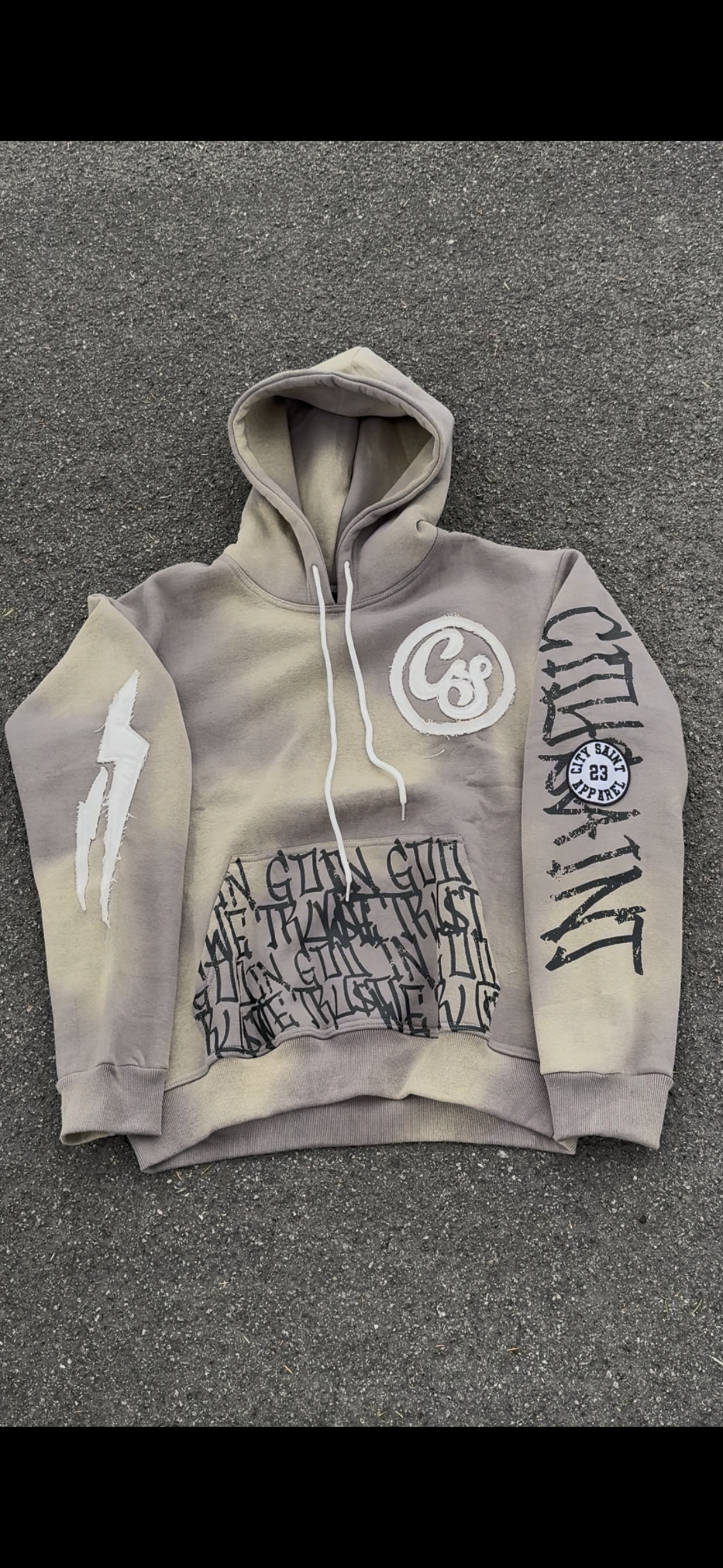 'Graffiti' Full Set Grey