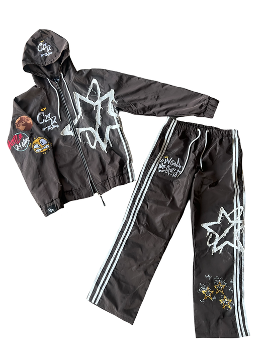 C$A Brown Windbreaker