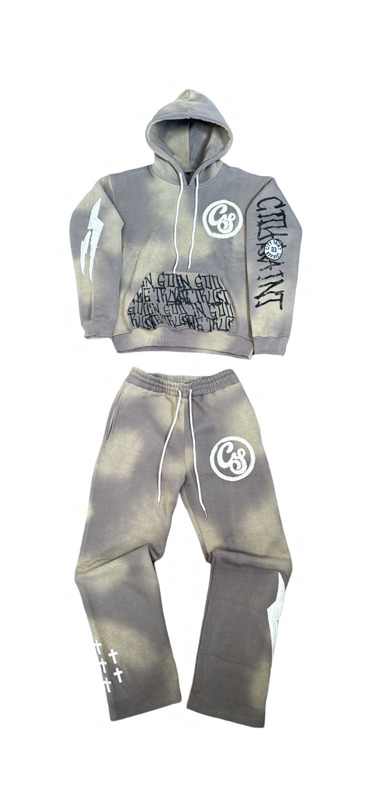 'Graffiti' Full Set Grey